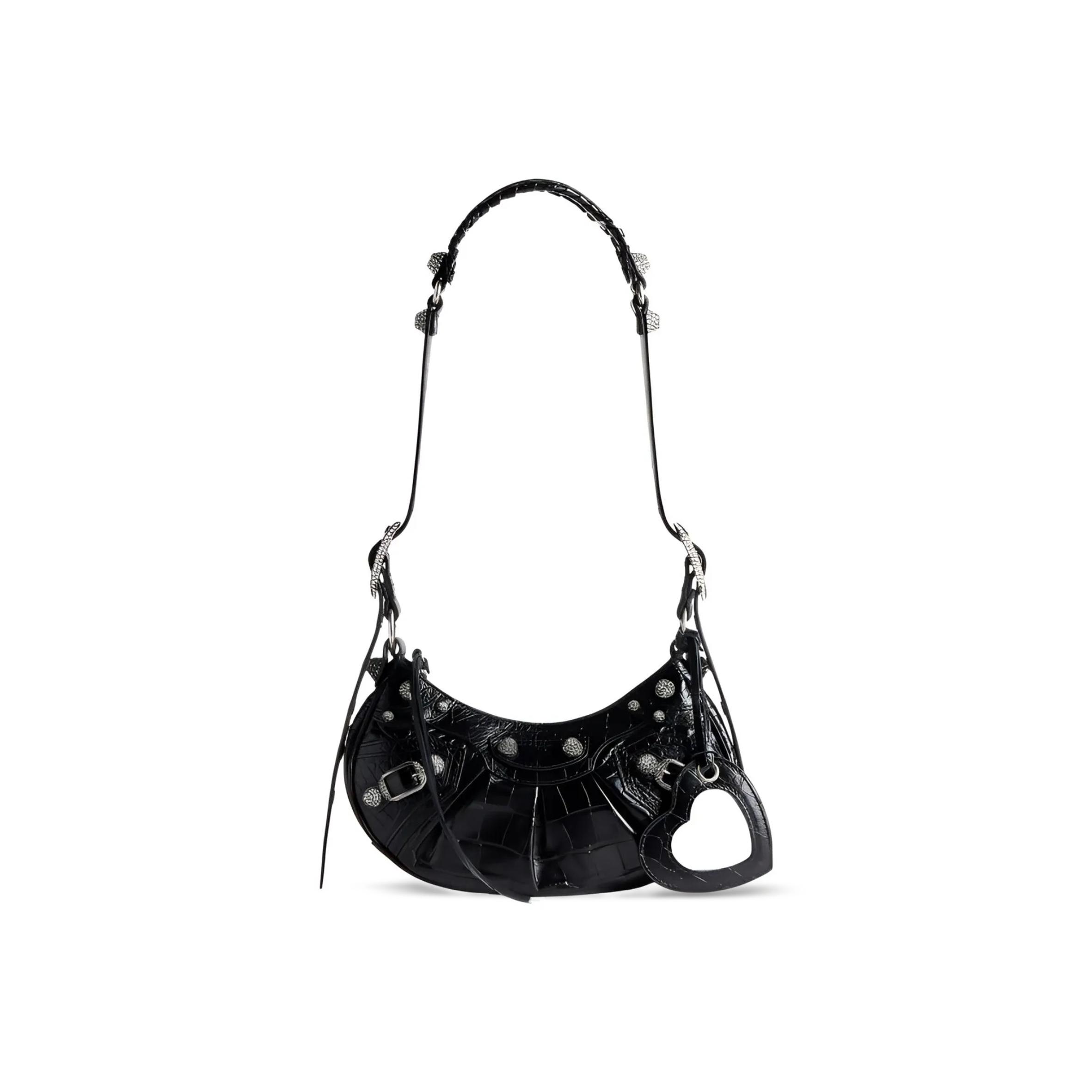 Ba*len*cia*ga women''s le cagole shoulder bag xs in black 67130923ejy1000 (25.9*16*9.9cm)